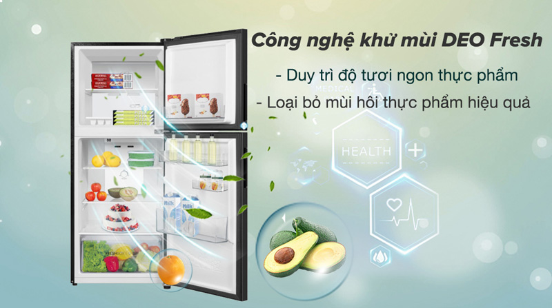 Công nghệ DEO Fresh sử dụng các ion bạc Ag+  hiện đại, có tác dụng kháng khuẩn và khử mùi cao