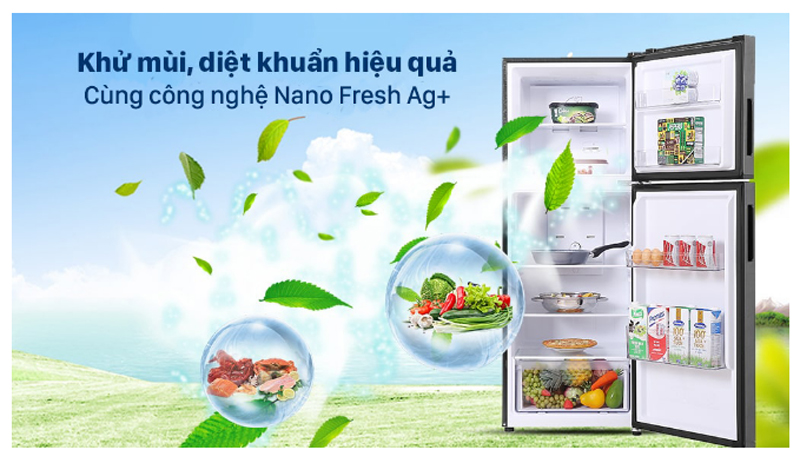 Tủ Lạnh Aqua Inverter AQR-T239FA(HB) - Hàng chính hãng