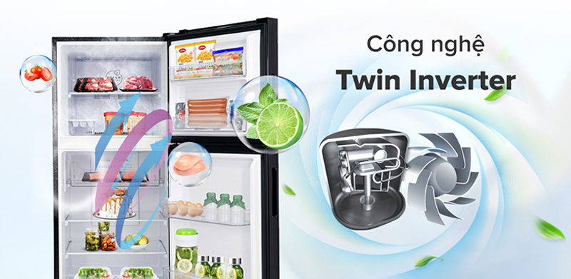 Tủ lạnh Aqua Inverter AQR-T259FA (FB) - Hàng chính hãng