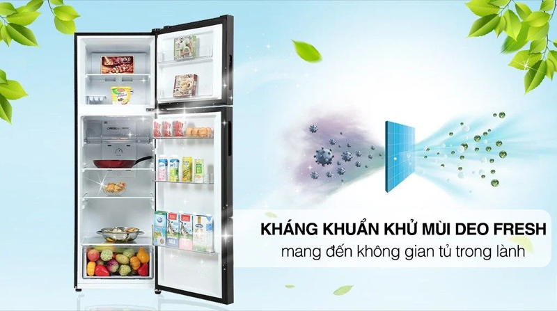 Tủ lạnh Aqua Inverter AQR-T299FA(FB)  - Hàng chính hãng