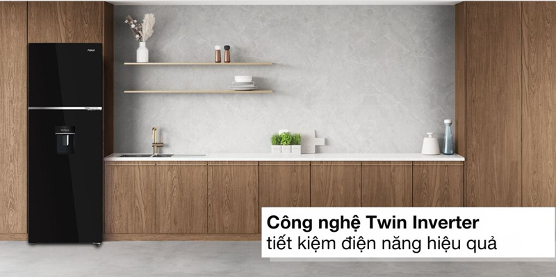 Tủ lạnh Aqua Inverter 328 lít AQR-T380FA(WGB) - Hàng chính hãng