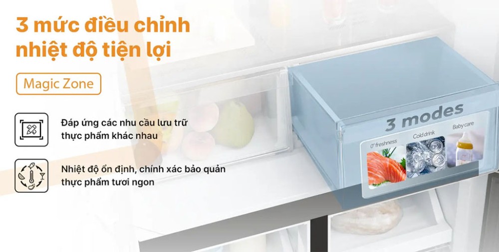 Tủ lạnh Aqua inverter 469 lít AQR-M560XA(GL) - Hàng chính hãng