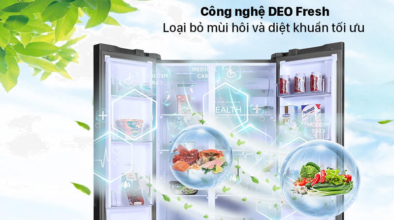 Tủ lạnh Aqua Inverter 480 lít AQR-S480XA(SG) - Hàng chính hãng