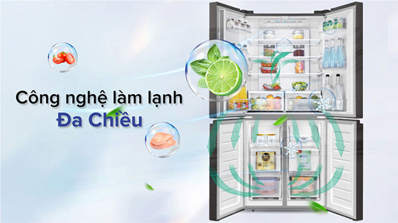 Tủ lạnh Casper Inverter 462 lít RM-520VT - Hàng chính hãng