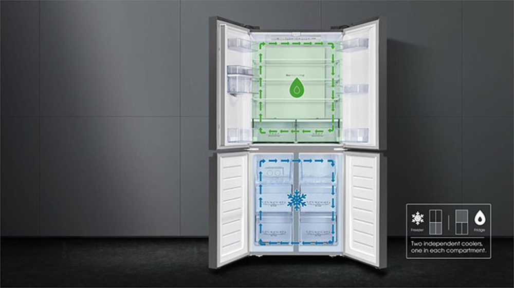 Tủ lạnh Casper Inverter RM-680VBW - Hàng chính hãng