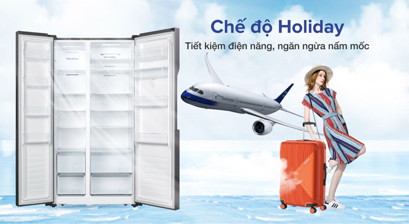 Tủ lạnh Casper Inverter 551 lít RS 575VBW - Hàng chính hãng
