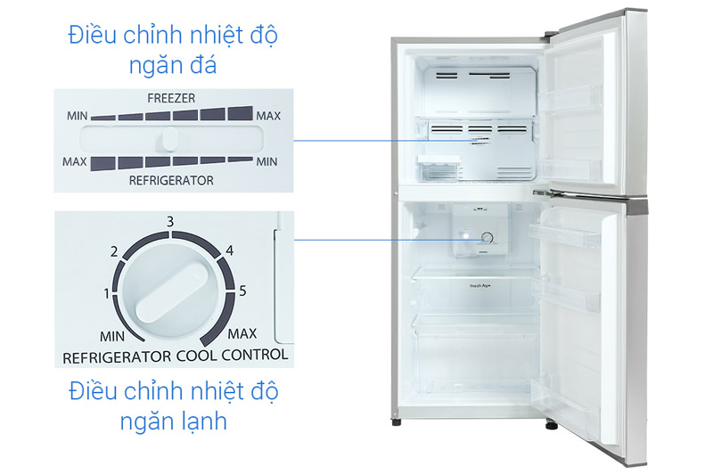 Tủ lạnh Casper Inverter 200 lít RT-215VS - Hàng chính hãng