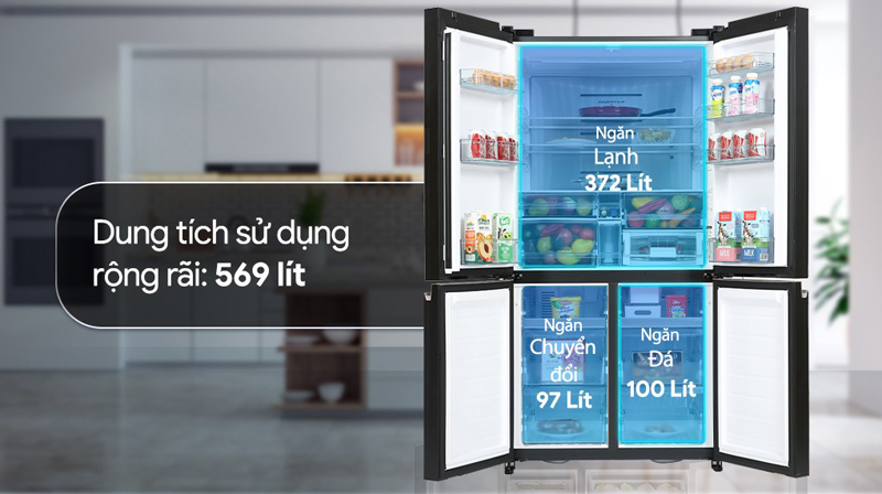Tủ Lạnh Hitachi R-WB640VGV0(GBK) - Hàng chính hãng