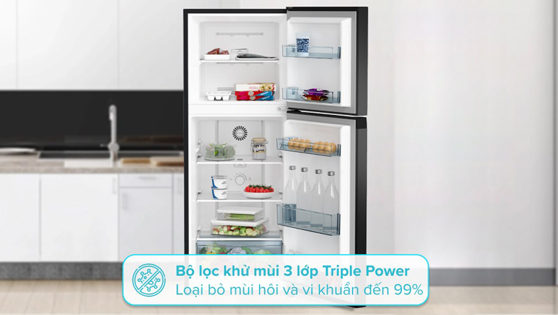 Tủ lạnh Hitachi Inverter 210 lít HRTN5230MUVN - Hàng chính hãng