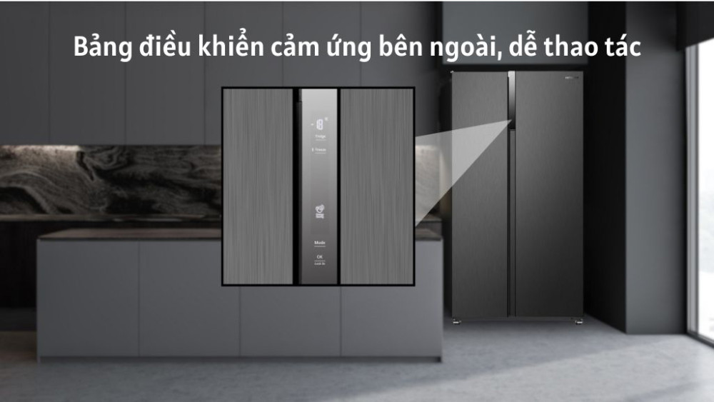 Tủ lạnh Hitachi inverter 525 lít HRSN9552DDXVN - Hàng chính hãng