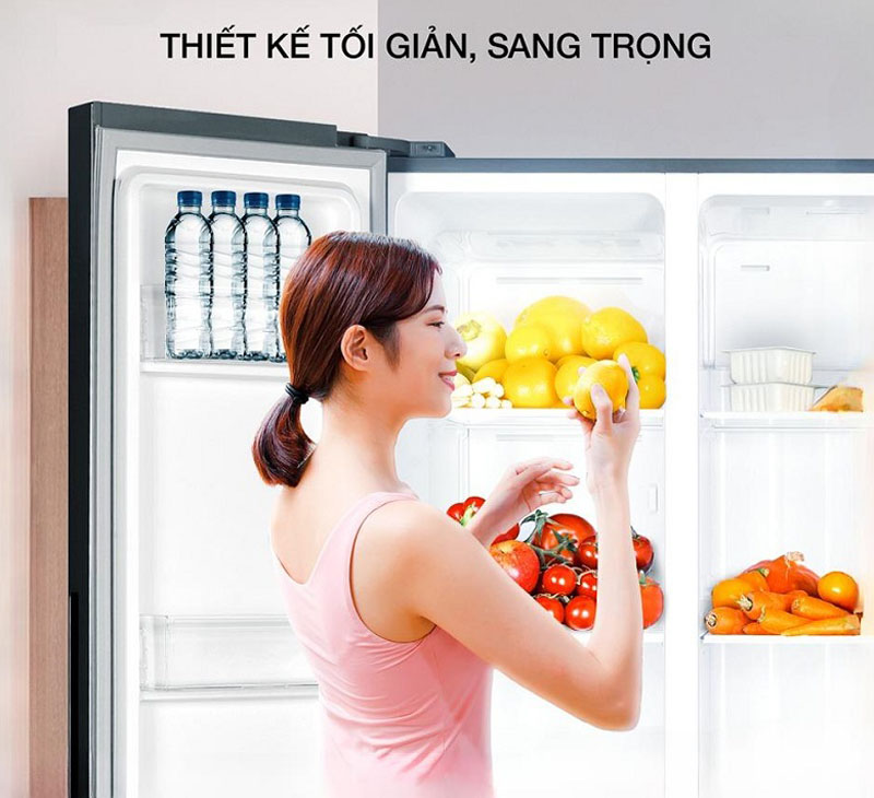 Tủ lạnh Side by side Hafele HF-SB6321FB - Hàng chính hãng