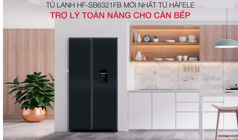 Tủ lạnh Side by side Hafele HF-SB6321FB - Hàng chính hãng