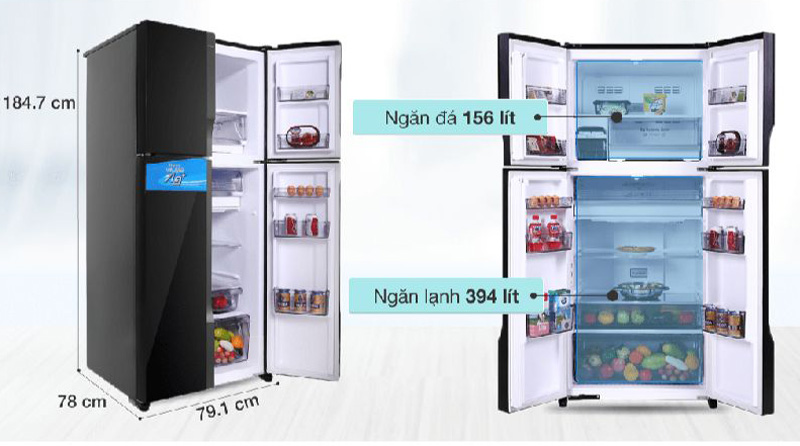 Tủ lạnh Panasonic Inverter NR-DZ601VGKV - Hàng chính hãng