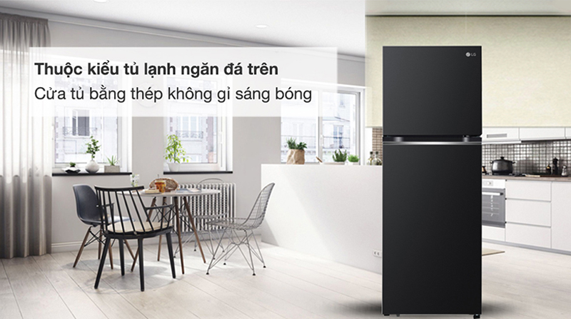 Tủ lạnh LG Inverter 266 lít GV-B262BL - Hàng chính hãng