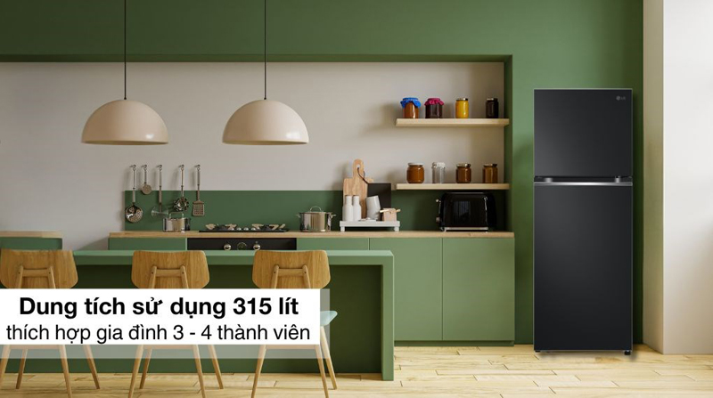 Tủ lạnh LG inverter LTB31BLM  - Hàng chính hãng
