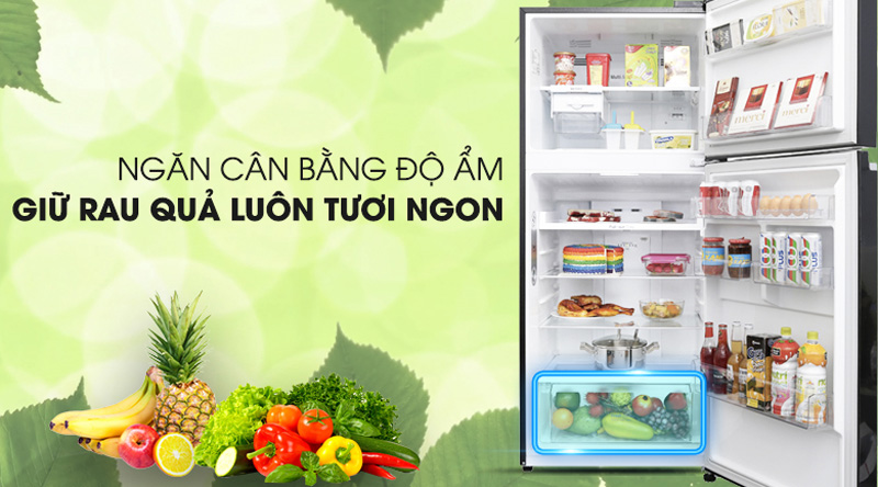 Tủ lạnh LG Inverter 393 lít GN-L422GB - Hàng chính hãng