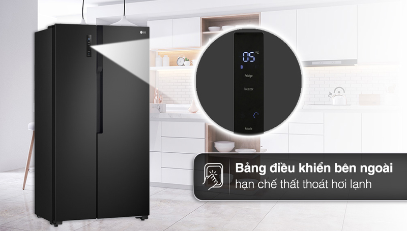 Tủ lạnh LG Inverter 519 lít GR-B256BL - Hàng chính hãng