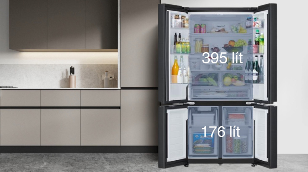 Tủ lạnh LG Inverter 571 lít Multi Door LFD58BLMA - Hàng chính hãng