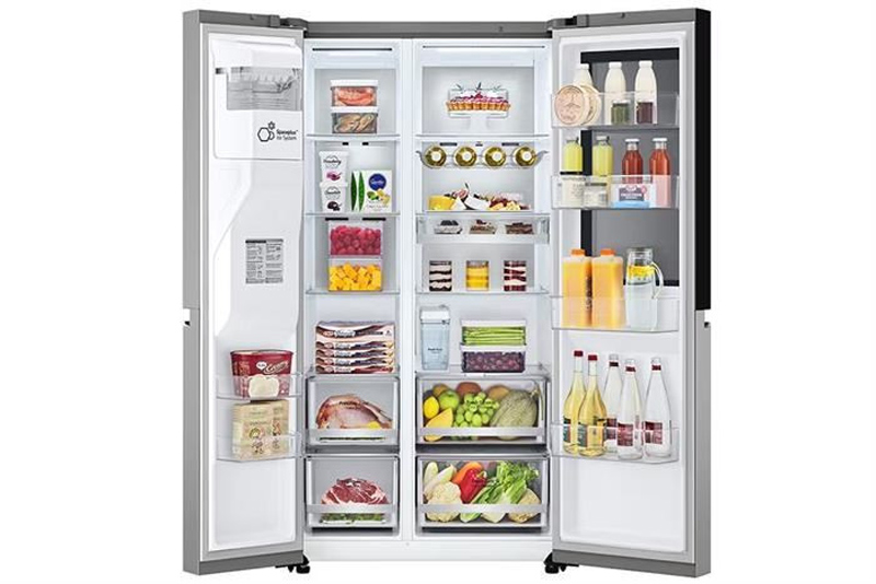 Khay kệ bên trong tủ bằng nhựa và kính cường lực cho độ bền cao