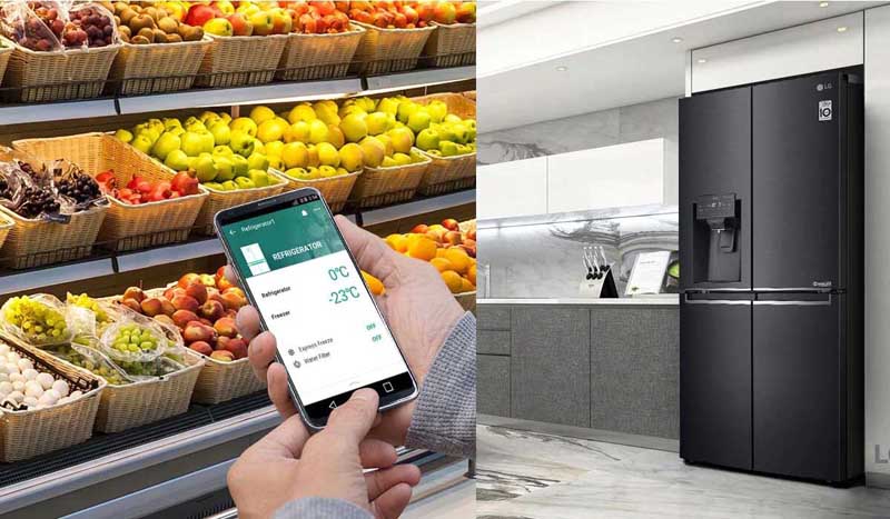 Điều khiển từ xa thông qua ứng dụng SmartThinQ.