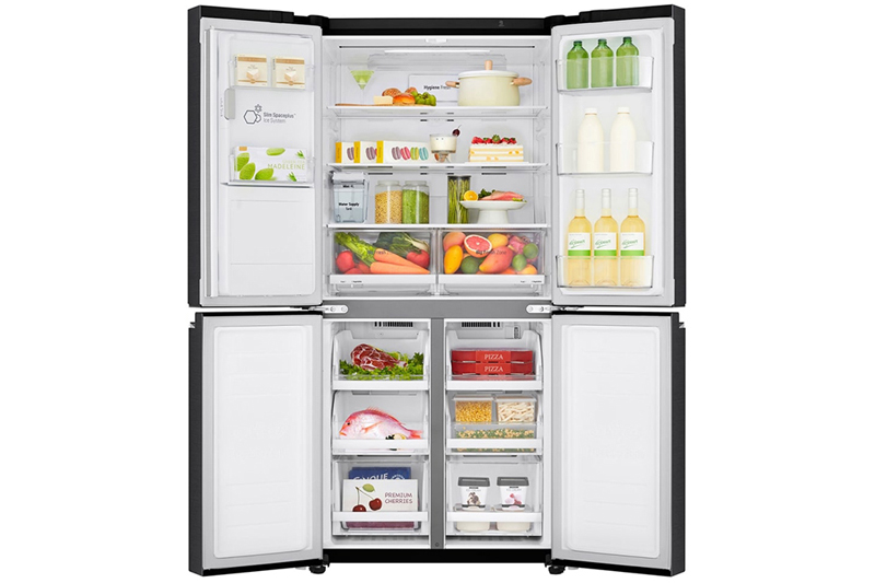 Tủ có dung tích 496 lít chứa được nhiều thực phẩm