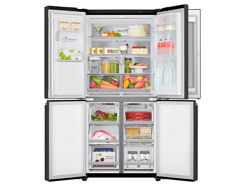 Dung tích 496 lít chứa được nhiều thực phẩm
