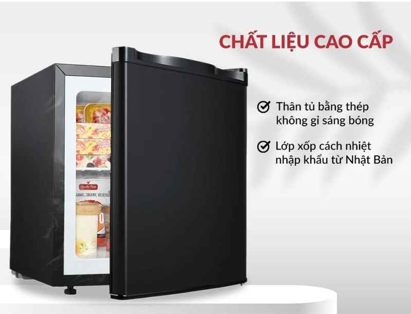 Tủ lạnh mini Cobi CB-46W/B - Hàng chính hãng