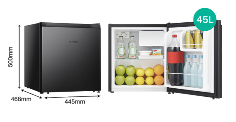 Tủ lạnh mini Hisense HR05DB 45 lít - Hàng chính hãng