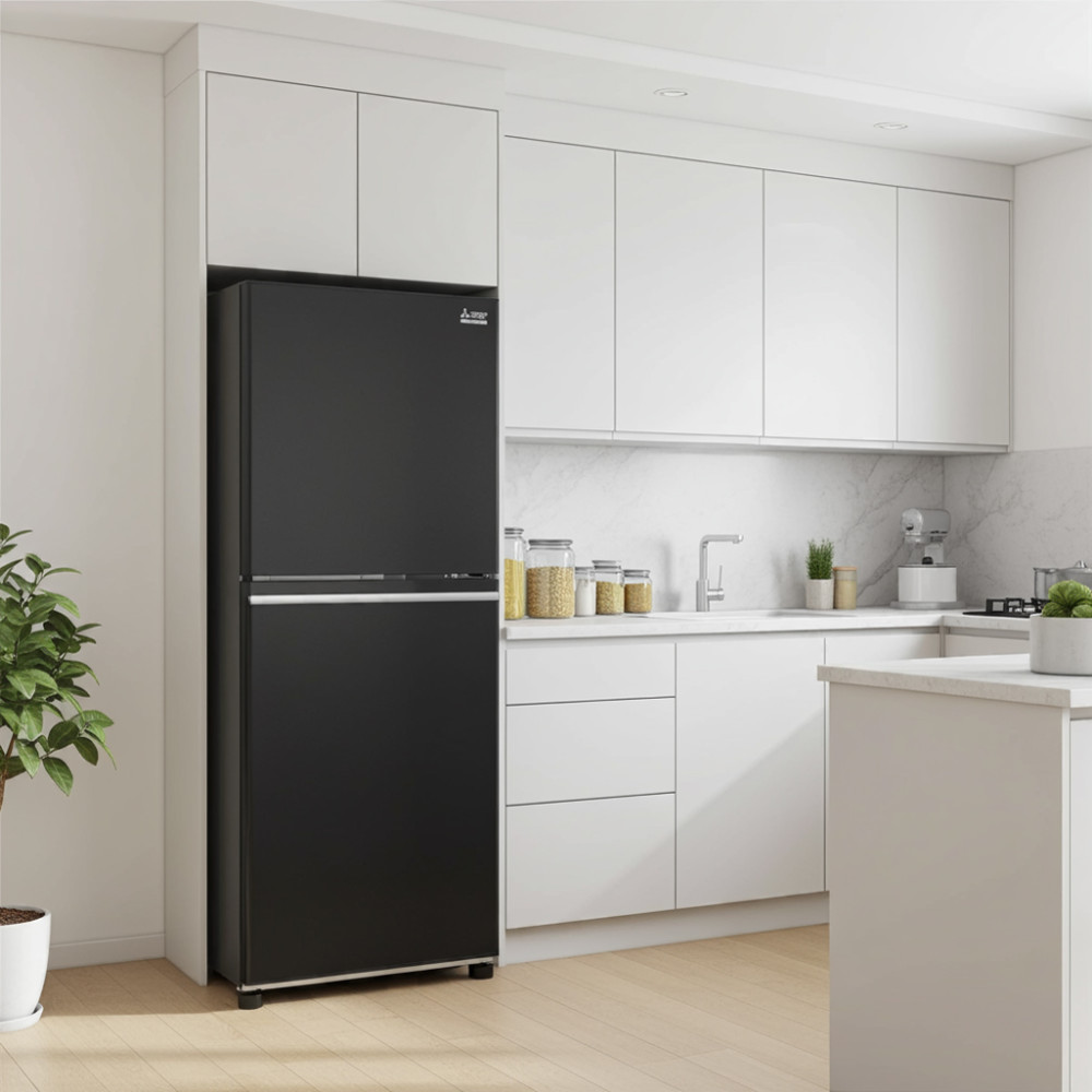 Tủ lạnh Mitsubishi inverter 376 lít MR-FX47EN-GBK - Hàng chính hãng