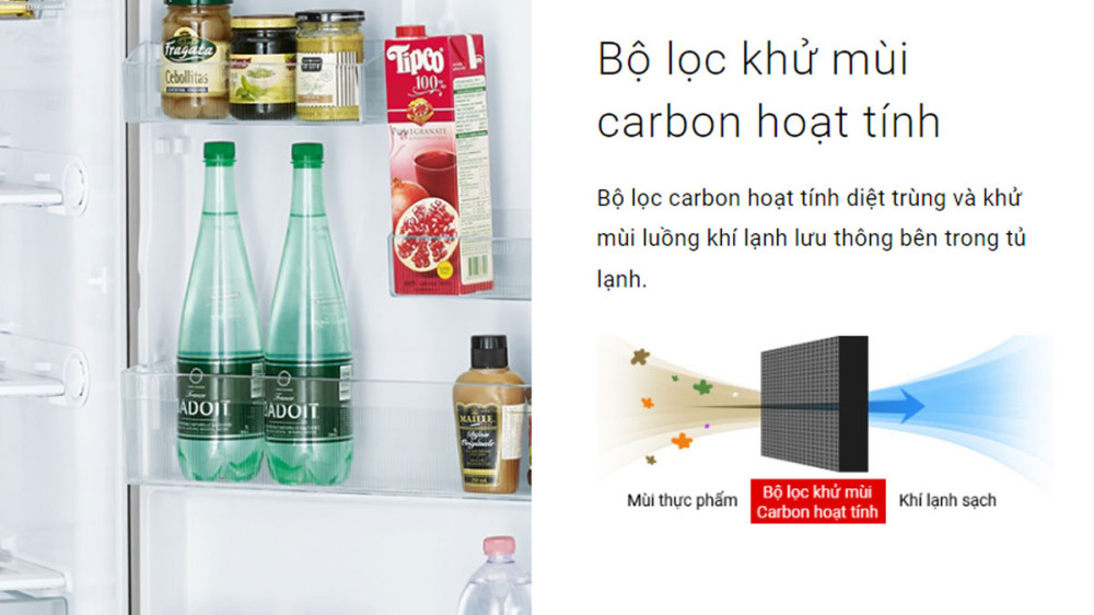 Tủ lạnh Mitsubishi Electric Inverter 694 lít MR-WX70C-BR-V - Hàng chính hãng