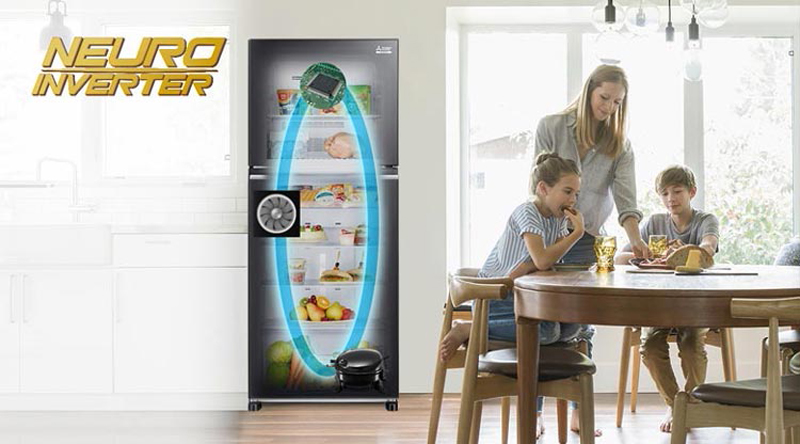 Tủ lạnh Mitsubishi Electric Inverter 694 lít MR-WX70C-F-V - Hàng chính hãng