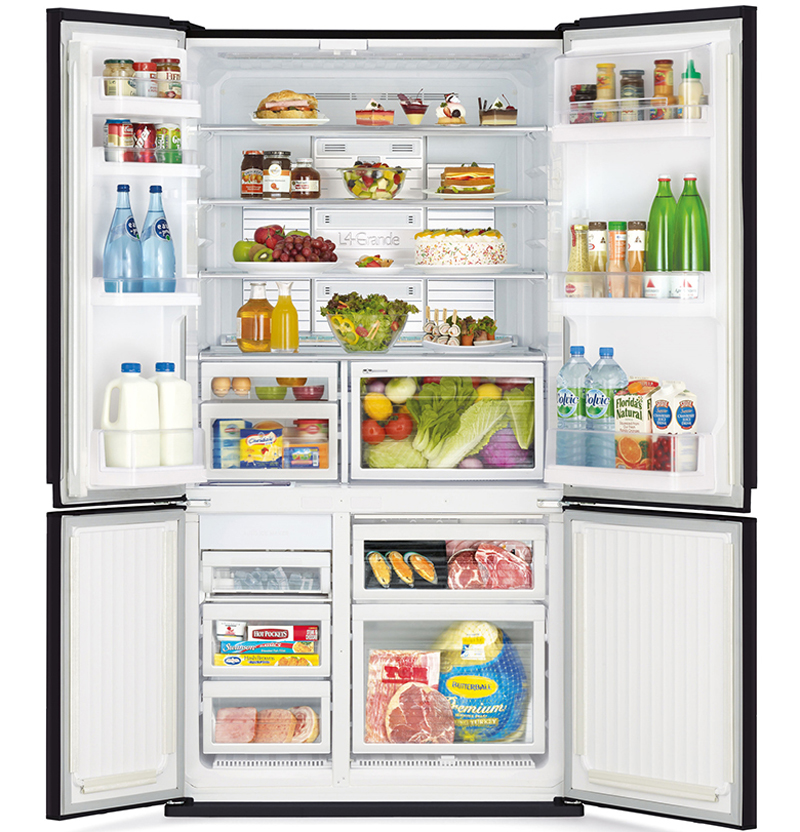 Tủ lạnh Mitsubishi Electric Inverter 635 lít MR-LA78ER-GSL - Hàng chính hãng