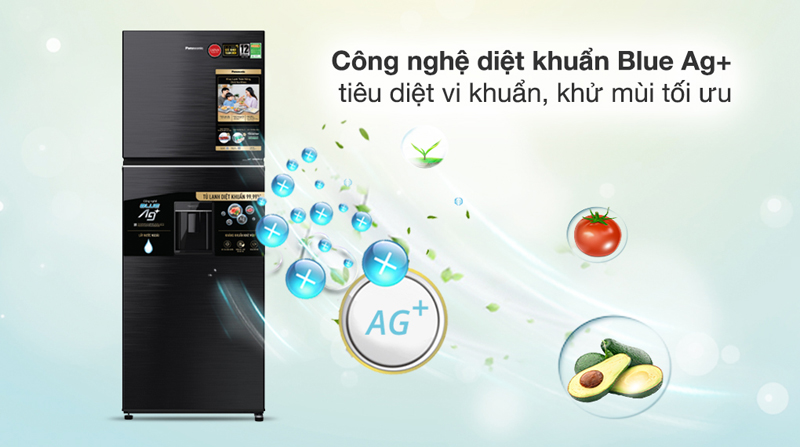 Tủ lạnh Panasonic Inverter 326 lít NR-TL351GVKV  - Hàng chính hãng