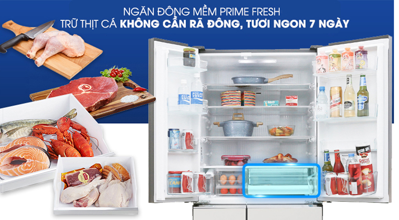 Tủ lạnh Panasonic Inverter NR-F603GT-X2 - Hàng chính hãng