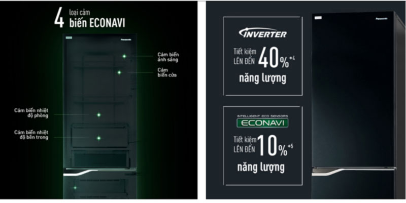 Tủ lạnh Panasonic NR-BV320GKVN - 290 lít - Hàng chính hãng