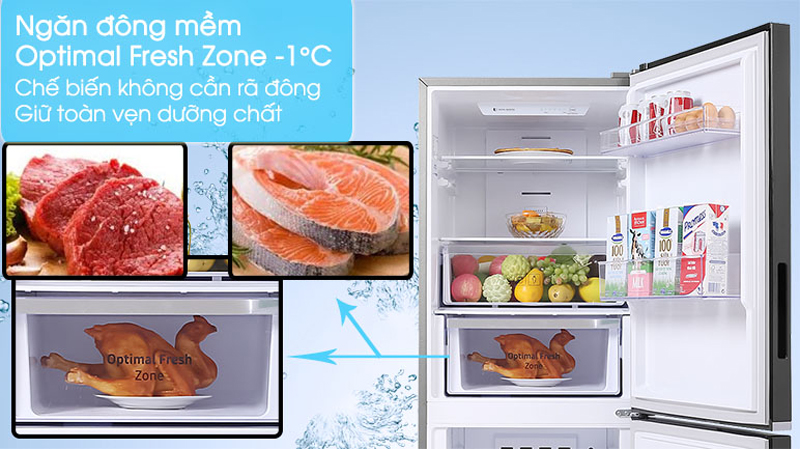 Tủ lạnh Samsung Inverter RB27N4010BU/SV  - Hàng chính hãng