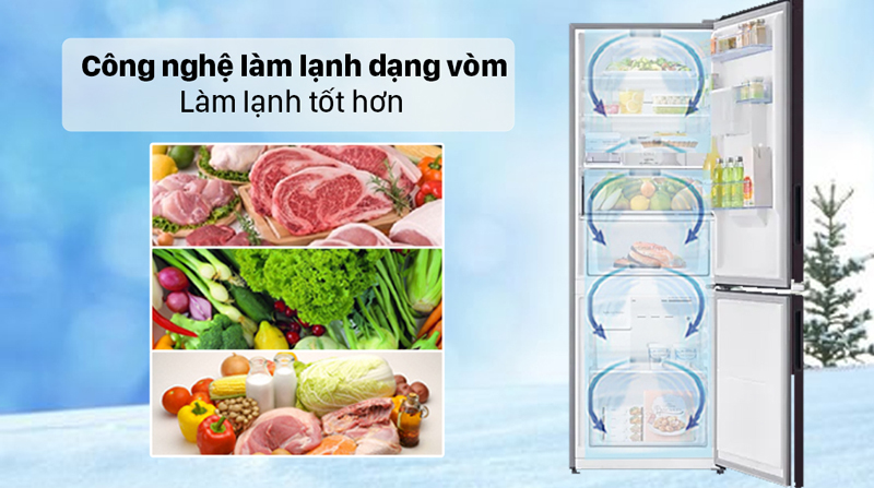 Tủ lạnh Samsung Inverter 307 lít RB30N4190BY/SV - Hàng chính hãng