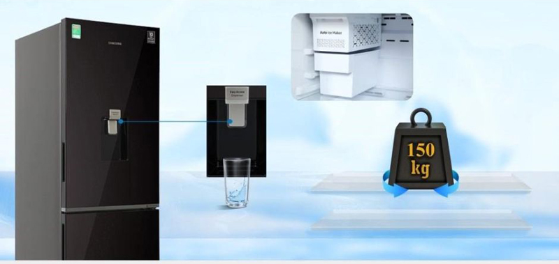 Tủ lạnh Samsung Inverter 307 lít RB30N4190BY/SV - Hàng chính hãng