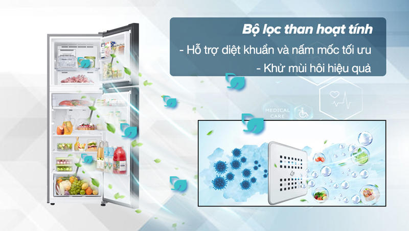 Công nghệ kháng khuẩn khử mùi bằng bộ lọc than hoạt tính