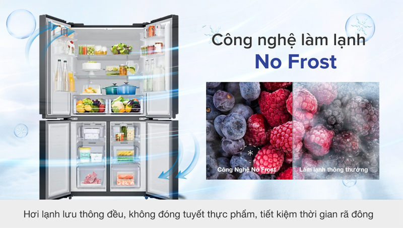 Tủ lạnh Samsung Inverter RF48A4000B4/SV ( 488 lít ) - Hàng chính hãng