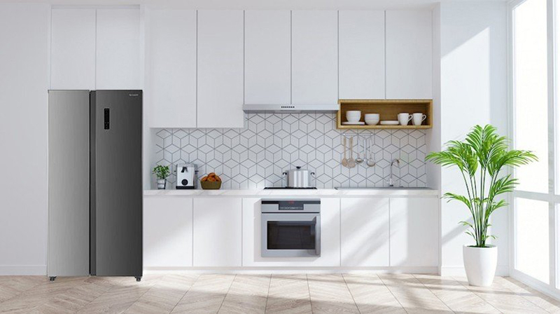 Tủ lạnh Sharp Inverter 442 lít SJ-SBX440V-DS - Hàng chính hãng