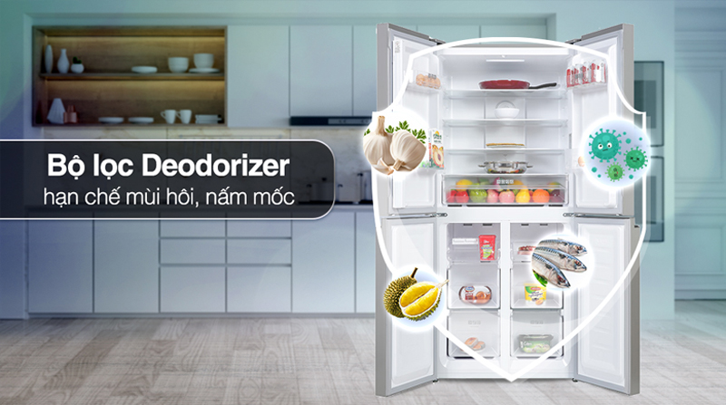 Tủ lạnh Sharp Inverter 362 lít SJ-FX420VG-CH - Hàng chính hãng