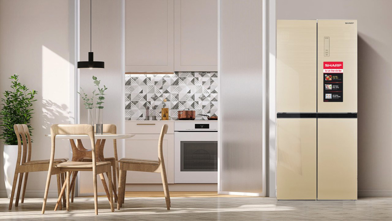 Tủ lạnh Sharp Inverter 362 lít SJ-FX420VG-CH - Hàng chính hãng