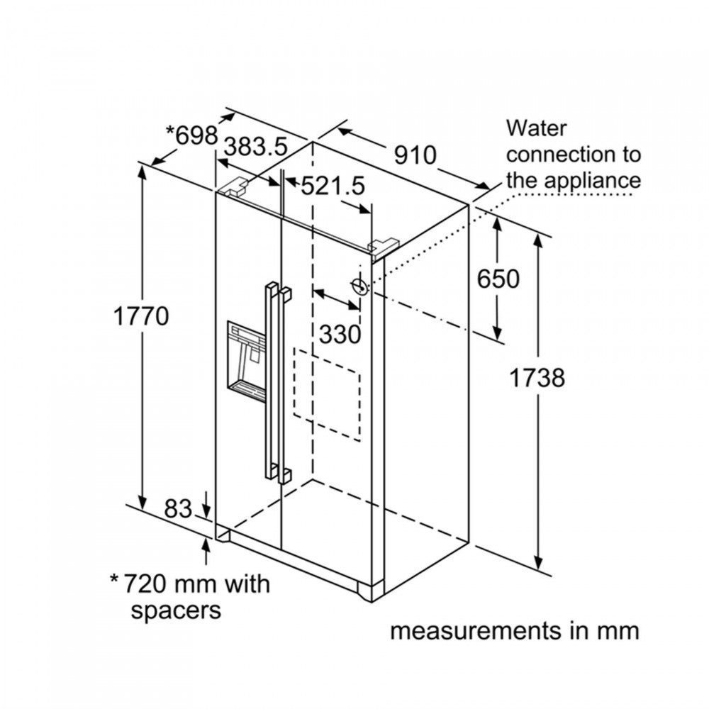 Tủ Lạnh Bosch KAG90AI20G - Hàng chính hãng