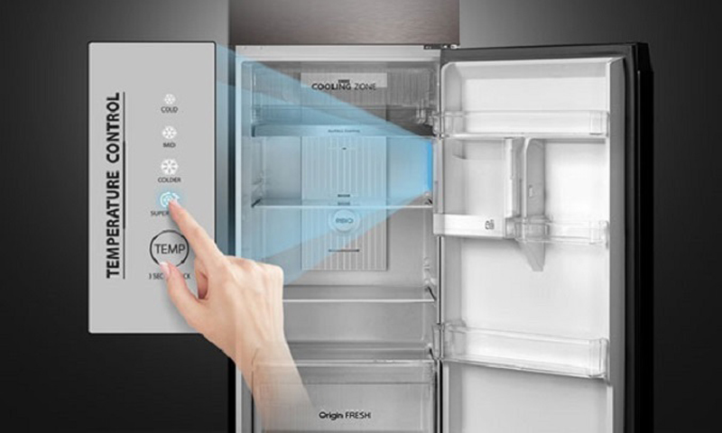 Dễ dàng điều chỉnh nhiệt độ theo ý muốn