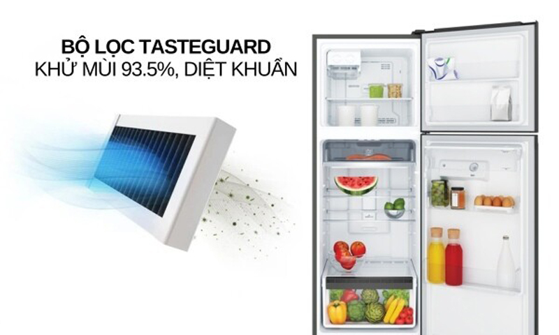 Tủ lạnh Electrolux inverter 312 lít ETB3440M-H - Hàng chính hãng