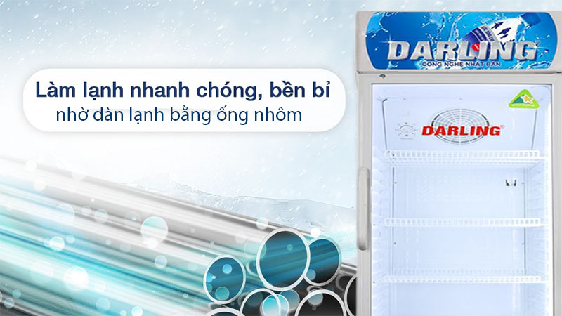 Tủ mát 1 cánh 280 lít Darling DL-2800A - Hàng chính hãng