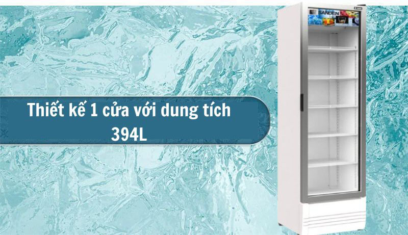 Tủ mát 1 cánh kính Sanden Intercool SPD-0500P - Hàng chính hãng