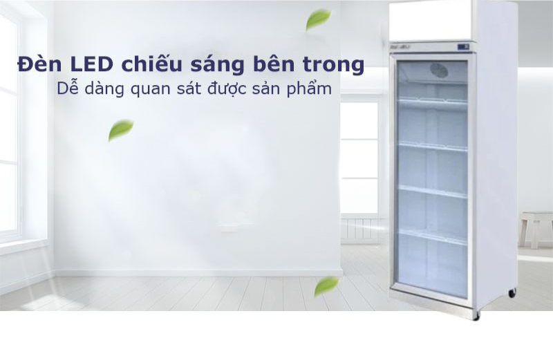 Tủ mát 1 cánh kính TurboGold TG-1DC-GS - Hàng chính hãng