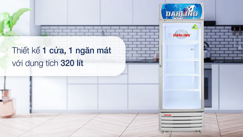 Tủ mát 1 cửa Darling DL-3200AL - Hàng chính hãng